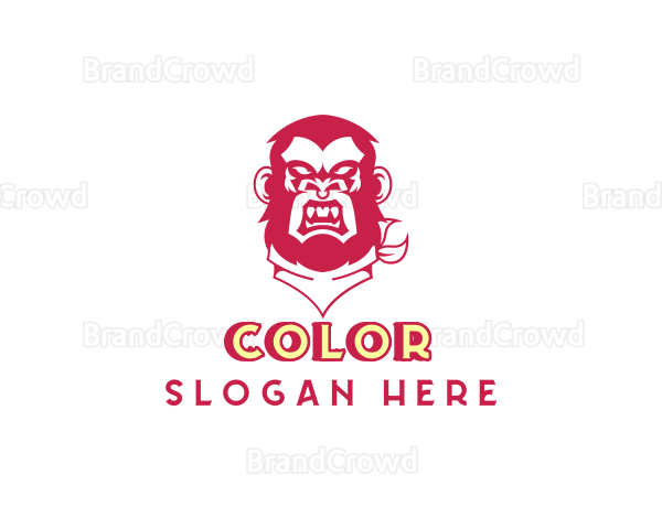 Gorilla Bandana Scarf Logo