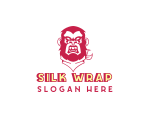 Scarf - Gorilla Bandana Scarf logo design