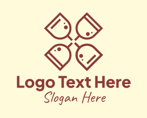 Liquor Store - Wine Glass Windmill logo design