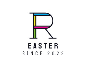 Colorful - Colorful Letter R logo design