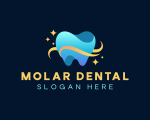 Molar - Dental Tooth Clinic logo design