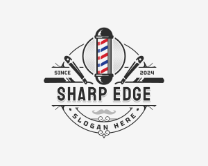 Barbershop Grooming Hairstylist logo design