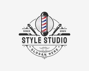 Hairstylist - Barbershop Grooming Hairstylist logo design