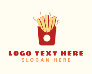 Anaglyph - French Fries Anaglyph logo design
