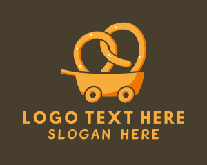 Pretzel Cookie Delivery Logo