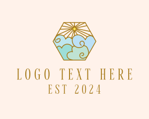 Dainty - Stained Glass Cloud logo design