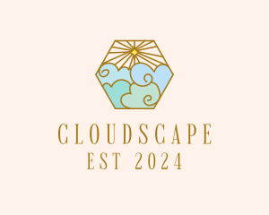 Stained Glass Cloud logo design