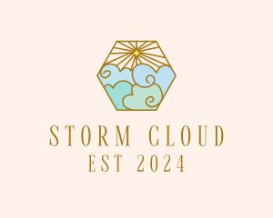 Stained Glass Cloud logo design