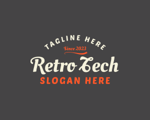 Retro Generic Cursive Business logo design