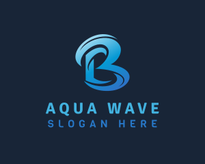 Water - Aquatic Water Waves logo design