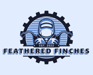 Machinist Cog Welding logo design