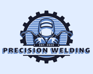 Machinist Cog Welding logo design