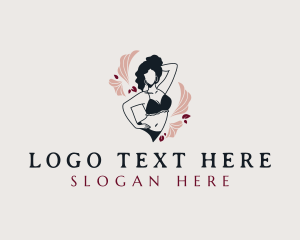 Woman - Bikini Woman Lingerie logo design