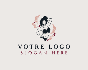 Bikini Woman Lingerie Logo