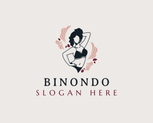Woman - Bikini Woman Lingerie logo design