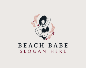 Bikini Woman Lingerie logo design