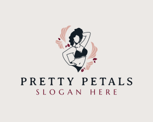 Bikini Woman Lingerie logo design