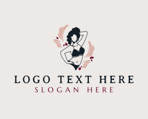 Bikini Woman Lingerie logo design