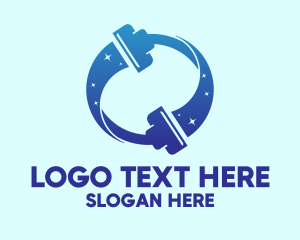 Clean - Vacuum Cleaning Service logo design