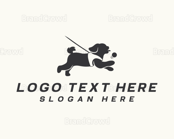 Dog Play Puppy Logo