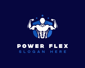 Muscle - Muscle Workout Fitness logo design