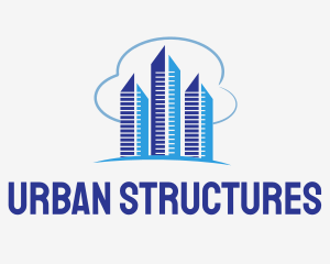 Buildings - Cloudy Metropolis Buildings logo design