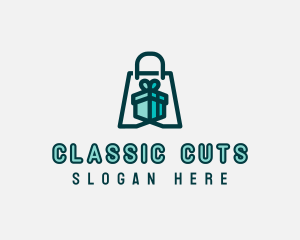 Gift Shopping Bag logo design