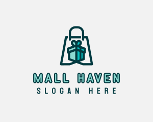 Gift Shopping Bag logo design