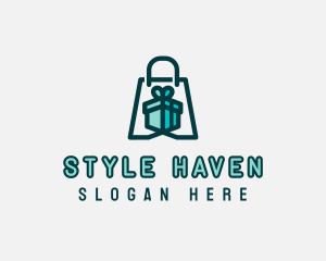 Gift Shopping Bag logo design