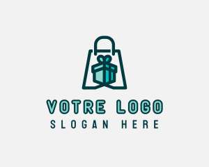 Market - Gift Shopping Bag logo design
