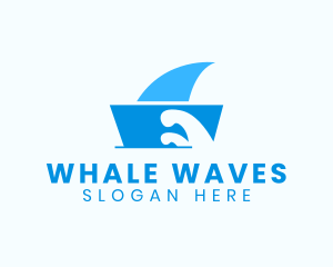 Wave Boat Cruise  logo design