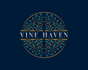 Luxury Nature Vines logo design