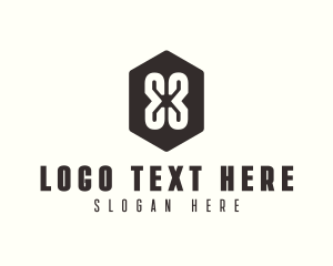 Biotech - Technology Lab Letter X logo design