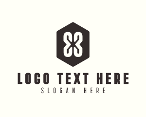 Genetics - Technology Lab Letter X logo design