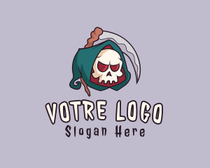 Gaming Skull Reaper Logo