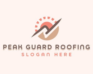 Mountain Peak Hiking logo design