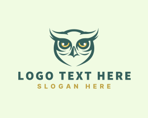 Wildlife - Nocturnal Zoo Owl logo design