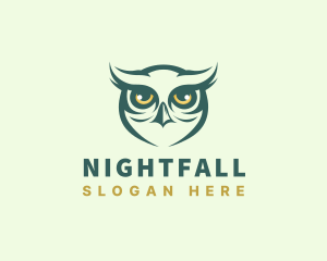 Nocturnal - Nocturnal Zoo Owl logo design