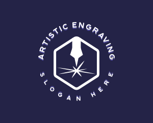 Engraving - Factory Laster Engraver logo design