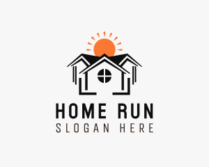 Home Residence Property logo design