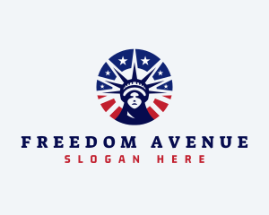 Liberty - Liberty Statue Head logo design