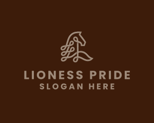 Brown Horse Loop logo design