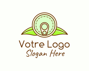 Organic Food Can  Logo