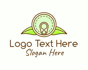 Organic Food Can  Logo