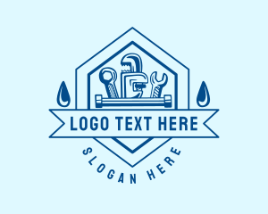 Hardware - Pipe Plumbing Tools logo design