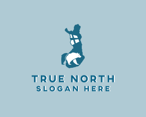 Canada - Polar Bear Animal logo design