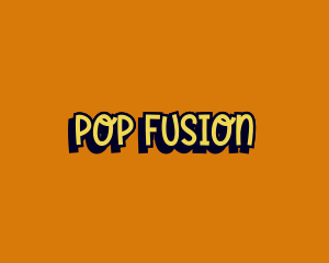 Pop - Cartoon Pop Graffiti logo design