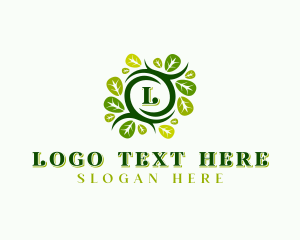 Gardening - Leaf Nature Garden logo design