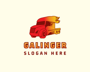 Blazing Trailer Truck Logo