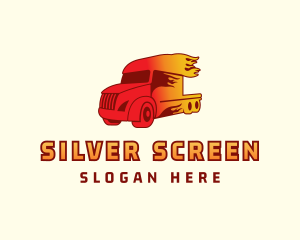 Blazing Trailer Truck Logo